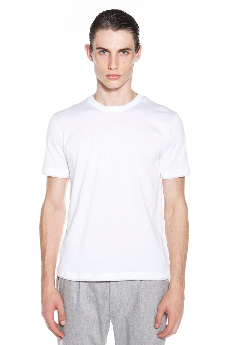 T-SHIRT GIROCOLLO COTONE