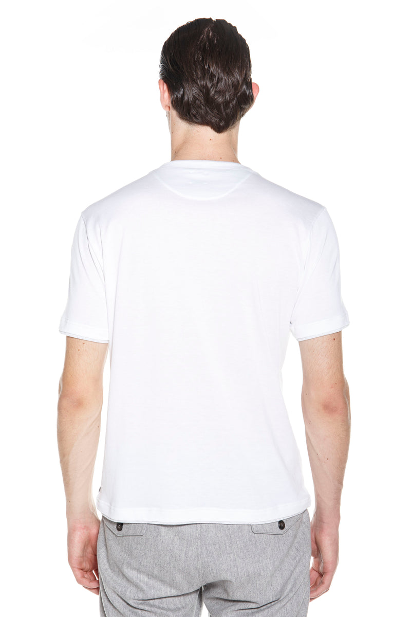 T-SHIRT GIROCOLLO COTONE